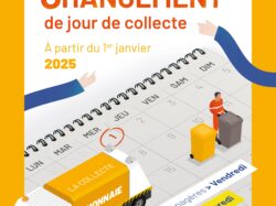 Nouveau calendrier de collecte des déchets 2025