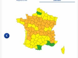 VIGILANCE JAUNE METEO